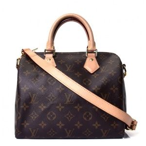 Louis Vuitton Monogram Speedy 25 Bandouliere
